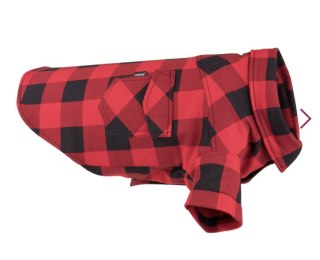 Amiplay Ranger koszula w kratę dla Cocker Spaniel 50x50x72 cm czerwona