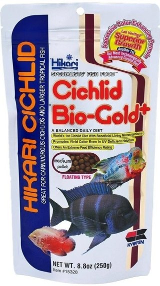 HIKARI Cichlid Bio-Gold Plus Medium Pokarm Dla Średnich Pielęgnic 250g