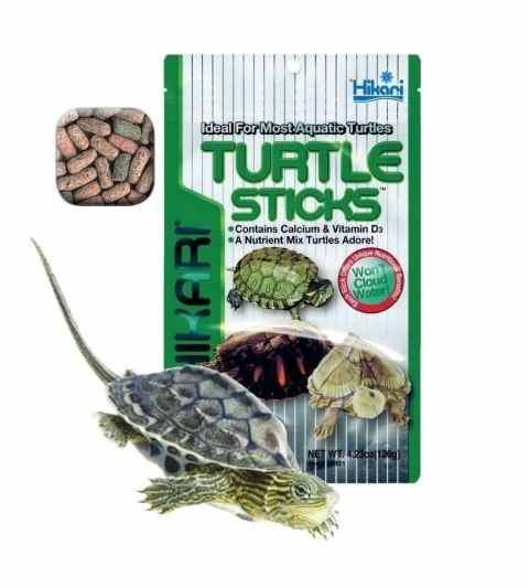 HIKARI Reptile Turtle Sticks Pałeczki Dla Żółwi 120G