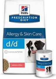 HILL'S PD Prescription Diet Canine d/d Łosoś i Ryż (Salmon and Rice) 5kg