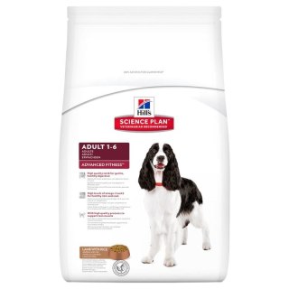HILL'S Science Plan Canine Adult Advanced Fitness Jagnięcina i Ryż - 12 kg