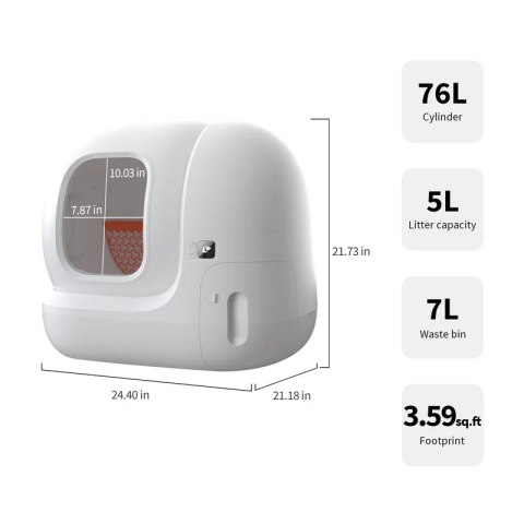 PETKIT Purobot Crystal Duo — zestaw żwirku silikonowego do kuwety (Crystal Litter Set C01)