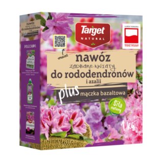 NAWÓZ ZADBANE KWIATY DO RODODENDRONÓW I AZALII Z MĄCZKĄ BAZALTOWĄ 1 KG