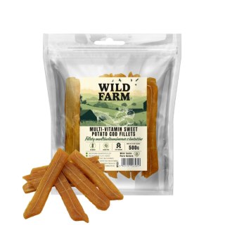 WILD FARM Multiwitaminowe Filety Dla Psów Z Batatami 500g