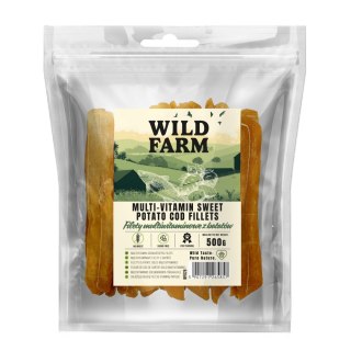 WILD FARM Multiwitaminowe Filety Dla Psów Z Batatami 500g