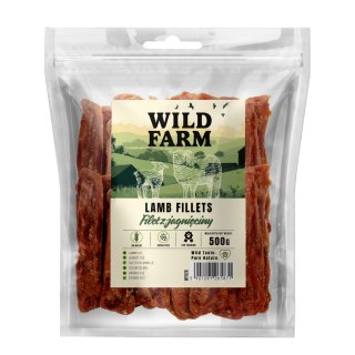 WILD FARM Przysmaki Naturalne Filety Dla Psa Jagnięcina 500G
