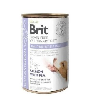 Brit Grain Free Veterinary Diet Dog Gastrointestinal Z Łososiem I Groszkiem 400g