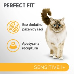 PERFECT FIT Sensitive 1+ Z Indykiem 750g