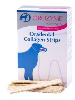Orozyme Oradental Collagen Strips Kolagenowe Płatki Czyszczące Dla Psa S 224g
