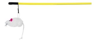 Trixie Mysz W Futerku Na Wędce Szara